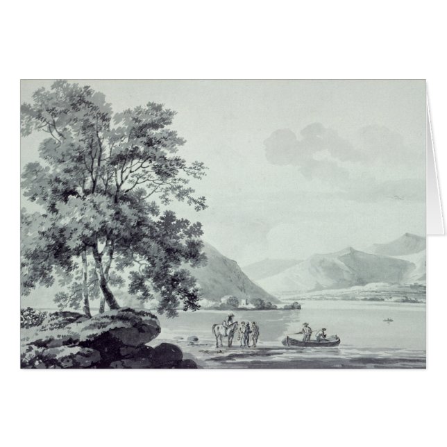 Eine Seenlandschaft (Vorderseite (Horizontal))