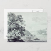 Eine Seenlandschaft Postkarte (Vorne/Hinten)