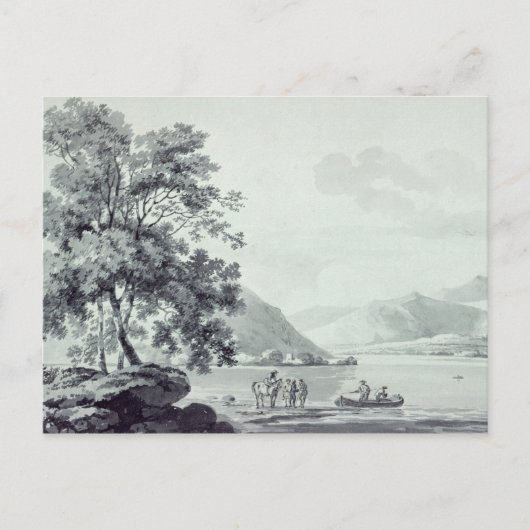 Eine Seenlandschaft Postkarte (Vorderseite)