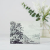 Eine Seenlandschaft Postkarte (Stehend Vorderseite)