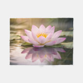 Eine Seerose Fleecedecke (Vorderseite (Horizontal))