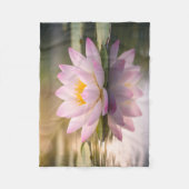 Eine Seerose Fleecedecke (Vorderseite)