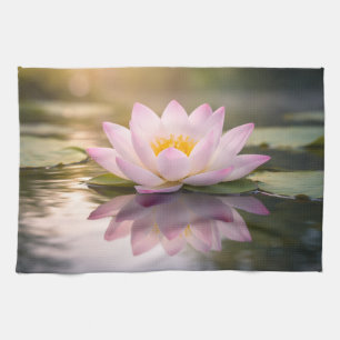 Eine Seerose Geschirrtuch