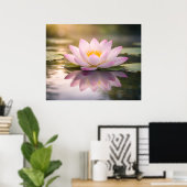 Eine Seerose Poster (Heimbüro)
