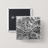 Eine Seeschlange Button (Vorne & Hinten)