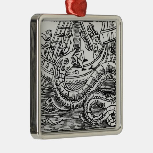 Eine Seeschlange Ornament Aus Metall (Rechts)