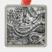 Eine Seeschlange Ornament Aus Metall (Vorne)