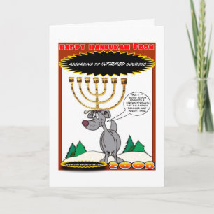 Eine sehr EINZIGARTIGE HANNUKAH KARTE!! Feiertagskarte