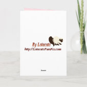 Eine sehr farbenfrohe Pessach-Karte Karte (Rückseite)