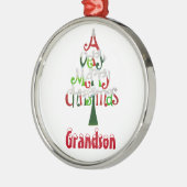 Eine sehr frohe Weihnacht-Geschenk-Sammlung Silbernes Ornament (Links)