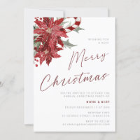 Eine sehr frohe Weihnachts-Party Blume Candy Cain