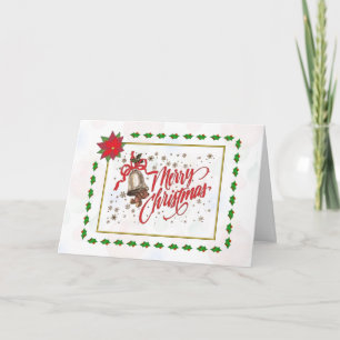 Eine sehr frohe Weihnachtskarte Feiertagskarte