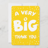 Eine sehr große Dankeskarte von mir (Vorderseite)