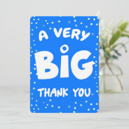 Eine sehr große Dankeskarte von mir