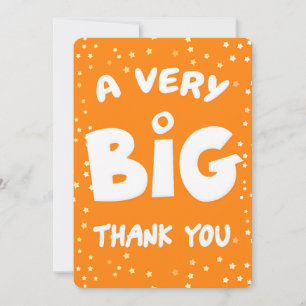 Eine sehr große Dankeskarte von mir