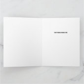 Eine sehr große Glückwunsch-Karte Karte (Innenseite)