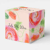 Eine sehr herrliche PastelWedding Guest Gevor Box Geschenkschachtel (Rückseite)