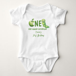 Eine sehr hungrige Raupe zum ersten Geburtstag Baby Strampler