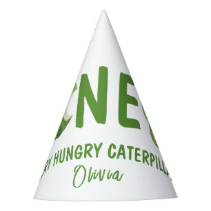 Eine sehr hungrige Raupe zum ersten Geburtstag fei Partyhütchen