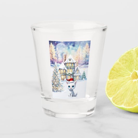 EINE SEHR KIT KAT CHRISTMAS SCHNAPSGLAS (Vorderseite)