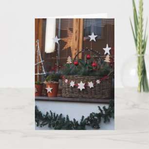 EINE SEHR LEICHE KRISTMAS UND NEUJAHRESCHRISTMAS FEIERTAGSKARTE