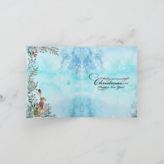 Eine sehr sonnige Weihnachtskarte Karte (Innenseite)