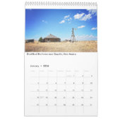 Eine Seite 12 Monat Kalender, alte & verlassene Sa Kalender (Jan 2026)