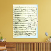 Eine Seite aus einer der beiden einzigen Kopien Leinwanddruck (Insitu (Wohnzimmer))