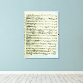 Eine Seite aus einer der beiden einzigen Kopien Leinwanddruck (Insitu (Holzboden))