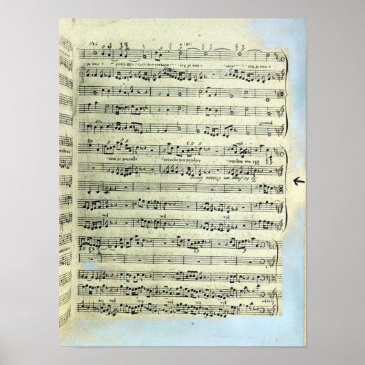 Eine Seite aus einer der beiden einzigen Kopien Poster (Vorne)