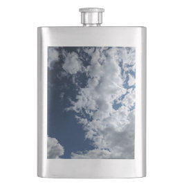Eine Seite der Wolken Flachmann