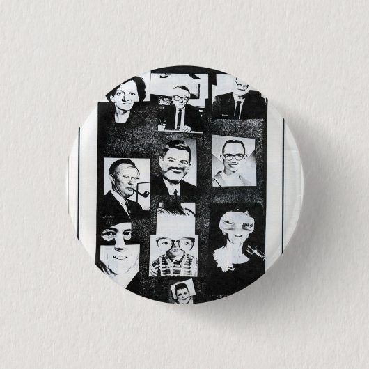 Eine Seite von der mutagenen Musterung #2 Button (Vorderseite)