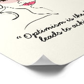 Eine Seite Zeichne mit Angebot Poster (Ecke)