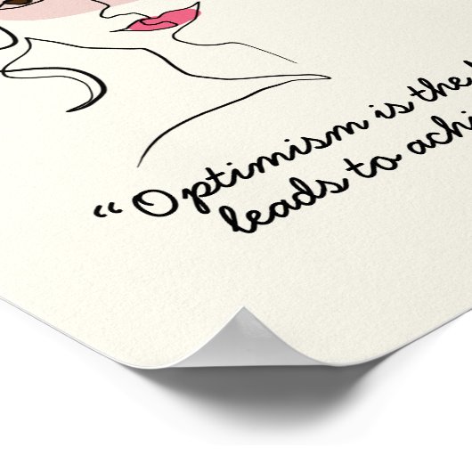 Eine Seite Zeichne mit Angebot Poster (Ecke)