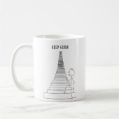 Eine Sekunde Naher, um die Tasse zu zerkleinern (Links)