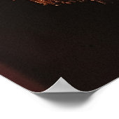 Eine Seneca-Maske für Winterritten Poster (Ecke)