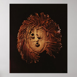 Eine Seneca-Maske für Winterritten Poster