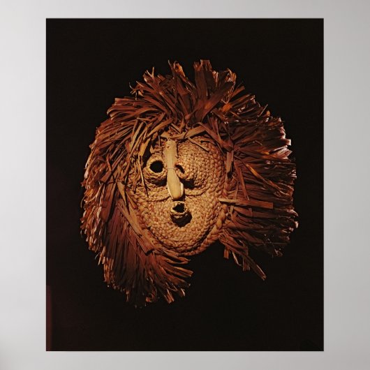 Eine Seneca-Maske für Winterritten Poster (Vorne)