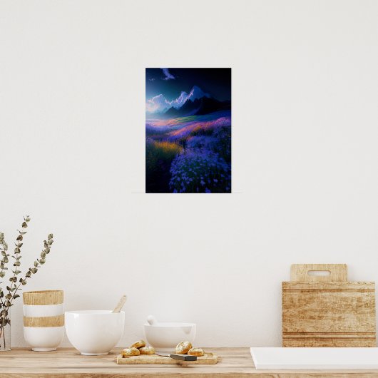 Eine Serenade der Weckend Sonne Poster (Küche)