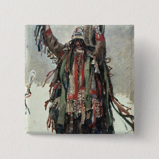 Eine Shamanskizze für Yermak Button (Vorderseite)