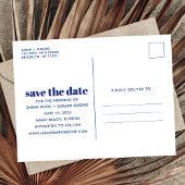 Eine Shore Thing Foto Beach Hochzeit Save the Date Ankündigungspostkarte