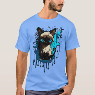 eine siamische Katze T-Shirt
