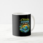 Eine sich erwärmende Welt Kaffeetasse (VorderseiteRechts)