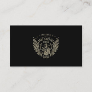 Eine sichere Armee ist besser als eine sichere Gre Visitenkarte