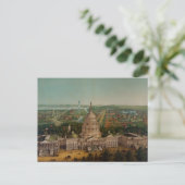 Eine Sicht auf Washington DC Postkarte (Stehend Vorderseite)
