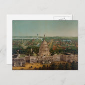Eine Sicht auf Washington DC Postkarte (Vorne/Hinten)