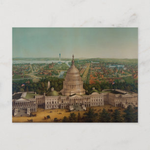 Eine Sicht auf Washington DC Postkarte