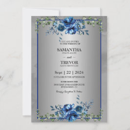 Eine Silberfeier der Liebe Einladung