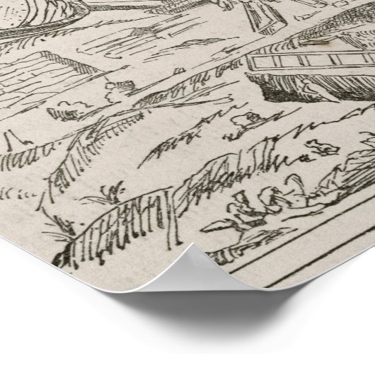 Eine Silbermine Poster (Ecke)