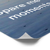 Eine Silhouette für Gebet-Hunde Poster (Ecke)